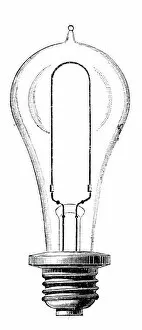 Images Dated 25th October 2018: Edison incandescent lamp
