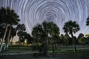 Images Dated 26th February 2017: Edisto Island Star Trails