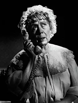 Edith Evans Speaking On Telephone