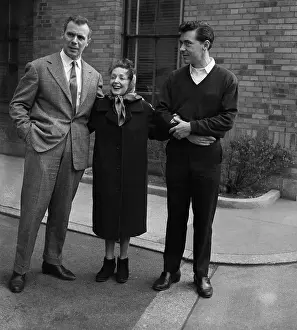Edith Piaf Being Helped From the Hospital