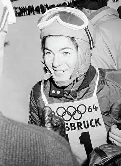 Portraits Prints: Edith Zimmermann 1964 Winter Olympics