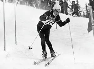 Olympia Prints: Edith Zimmermann Christl Haas 1964 Winter Olympics
