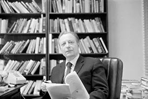 Manuscript Prints: Editor and writer Irving Kristol at His Desk