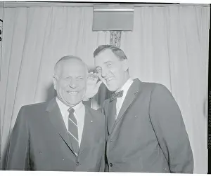Edmund Muskie and Goodwin Knight Smiling