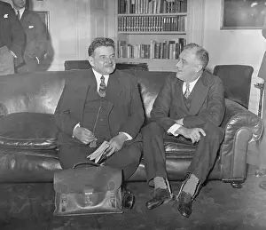 Edouard Herriot and President Roosevelt