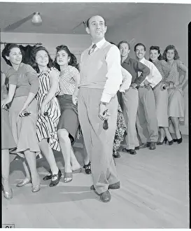 Eduardo Cansino Posing with Girls