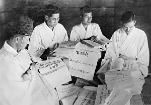 Educators Reading Manuscripts