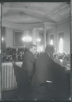 Justice Prints: Edward Bassett During Hearing