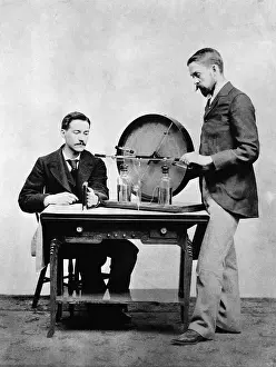 Doctor Prints: Edward C. Jerman W/X-Ray Apparatus