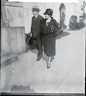 Edward L Prints: Edward Doheny Strolling with His Wife