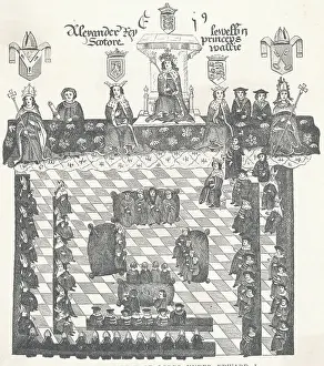 Edward I Prints: Edward I and His Court