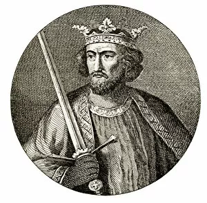 Images Dated 26th February 2018: Edward I, King of England, 1239-1307, Engraving