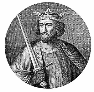 Images Dated 20th August 2015: Edward I, King of England, 1239-1307, Engraving
