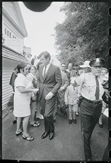 Hyannis Prints: Edward Kennedy and an Admirer