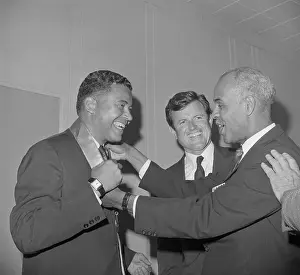 Brooke Prints: Edward Kennedy with African American Leaders