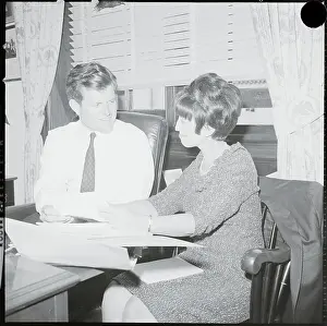 Edward Kennedy and Angelique Voutselas