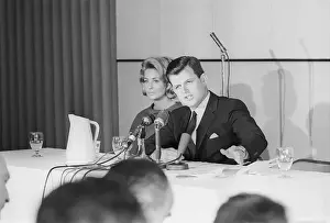 Edward Kennedy Answering a Question