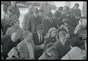 Edgartown Prints: Edward Kennedy Answering Questions