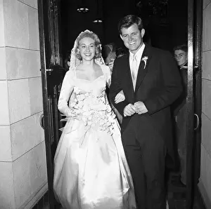 Bronxville Prints: Edward Kennedy with Bride Joan