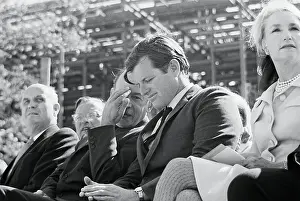 Edward Kennedy Conversing with Abe Fortas