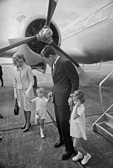 Edward Kennedy and Family at Airport