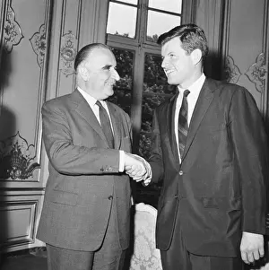 Edward Kennedy and Georges Pompidou