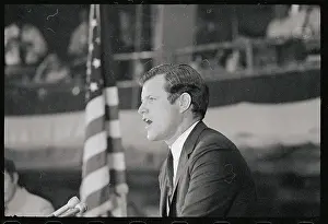 Amherst Prints: Edward Kennedy Giving an Acceptance Speech