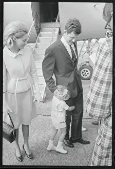 Edward Kennedy Greeted by Family