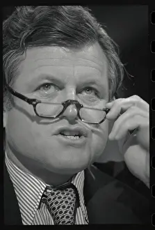 Stress Prints: Edward Kennedy Holding His Glasses