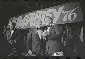 Edward Kennedy and Hubert Humphrey in Jovial Moods