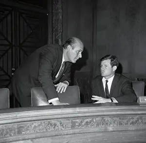 Nicholas De B Prints: Edward Kennedy and Nicholas B. Katzenbach