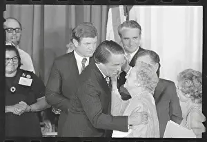 Edward Kennedy at R. Sargent Shriver Win