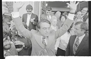 Edward Kennedy with Sargent Shriver Campaign