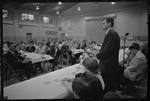 Edward Kennedy Speaking at a Club