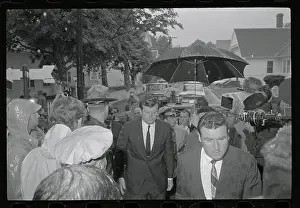 Edgartown Prints: Edward Kennedy Walking to Court