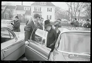 Hyannis Prints: Edward Kennedy Walking with His Mother