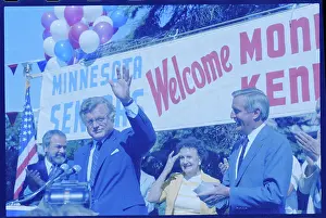 Edward Kennedy and Walter Mondale
