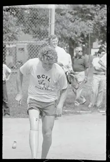 Edward M. Kennedy Jr. During Baseball Game