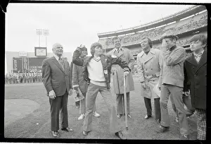 Edward M. Kennedy Jr. Enjoying Himself at Shea Stadium with Family
