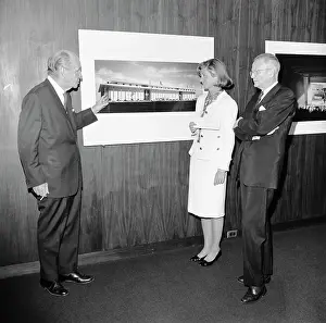 Edward Stone Discussing Architectural Plans