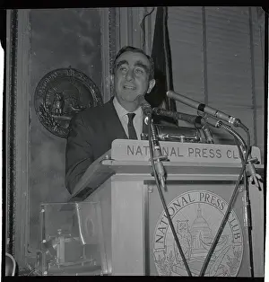 Edward Teller Addressing the National Press Club