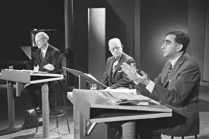 Debate Prints: Edward Teller And Linus Pauling Debating