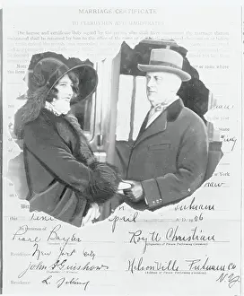 Edward W Prints: Edward W. Browning and His Wife Frances