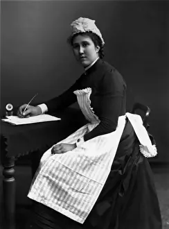 Desk Prints: Edwardian Maid