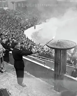 Oslo Prints: Egil Nansen Lighting The Olympic Torch