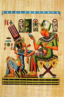 Ancient Egyptian Gods and Goddesses Gallery: Egyptian ancient papyrus