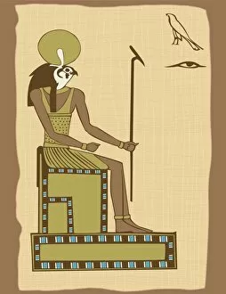 Images Dated 17th February 2018: Egyptian God