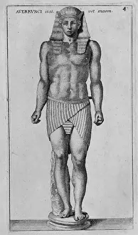 Fairy Tales Prints: The Egyptian god Averrunco, marble statue from ancient Rome