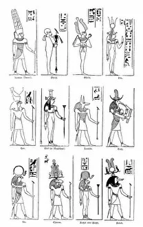 Ancient Egyptian Gods and Goddesses Gallery: Egyptian gods