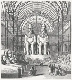 Visit Prints: Egyptian Hall, Great Industrial Exhibition in Sydenham, 1851, published 1854